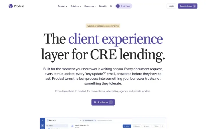 The Prodeal home page